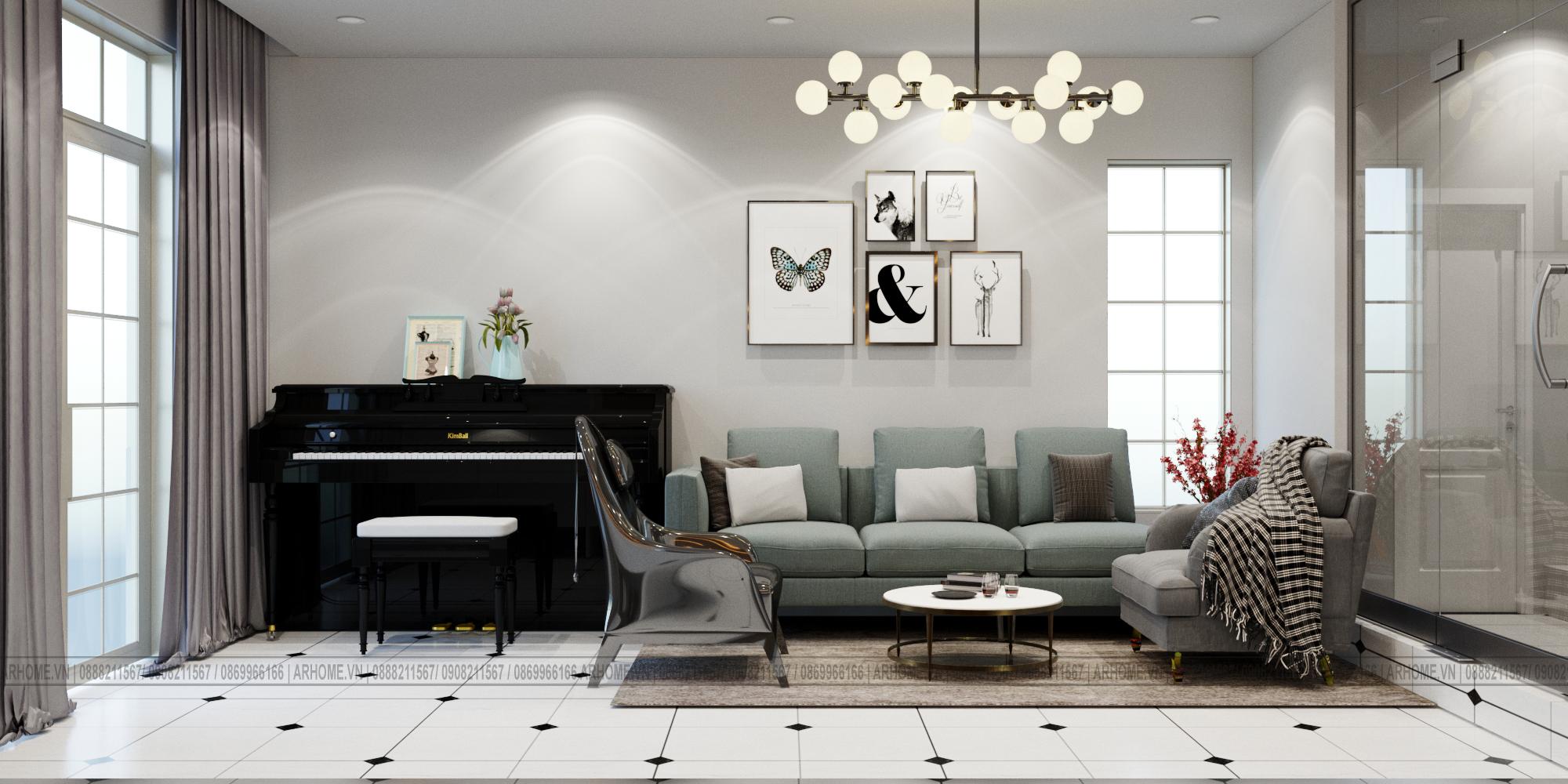 Thiết kế nội thất Nhà Mặt Phố tại Hà Nội Độc Đáo với Thiết Kế Nội thất Nhà Phố đẹp của Anh Minh có Diện tích 32m2 1581394240 3