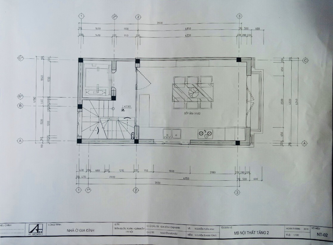 Thiết kế nội thất Nhà Mặt Phố tại Hà Nội Độc Đáo với Thiết Kế Nội thất Nhà Phố đẹp của Anh Minh có Diện tích 32m2 1581394240 4