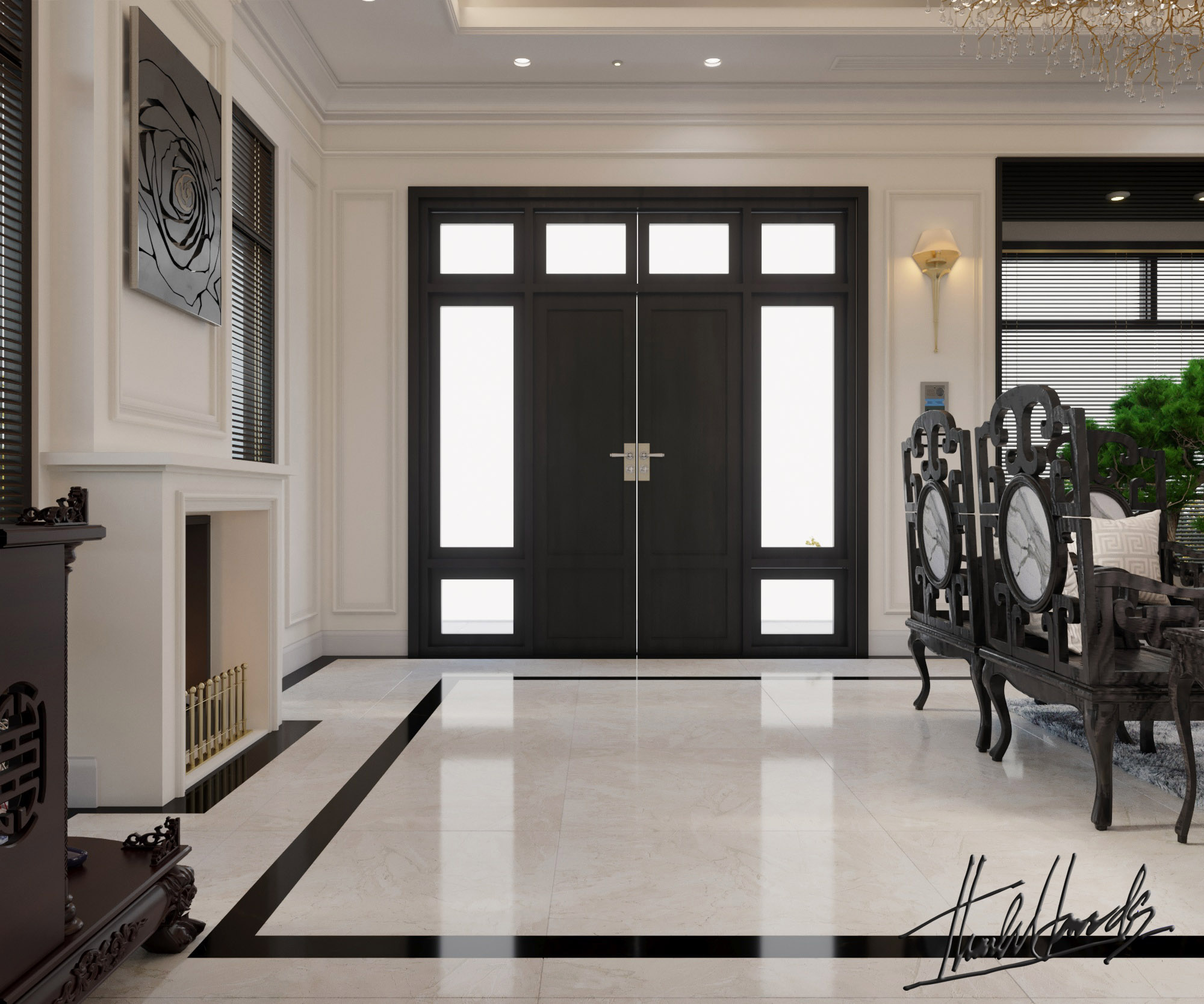 Thiết kế nội thất Biệt Thự tại Hải Phòng BIỆT THỰ MONACO - VINHOMES HP 1581395881 1