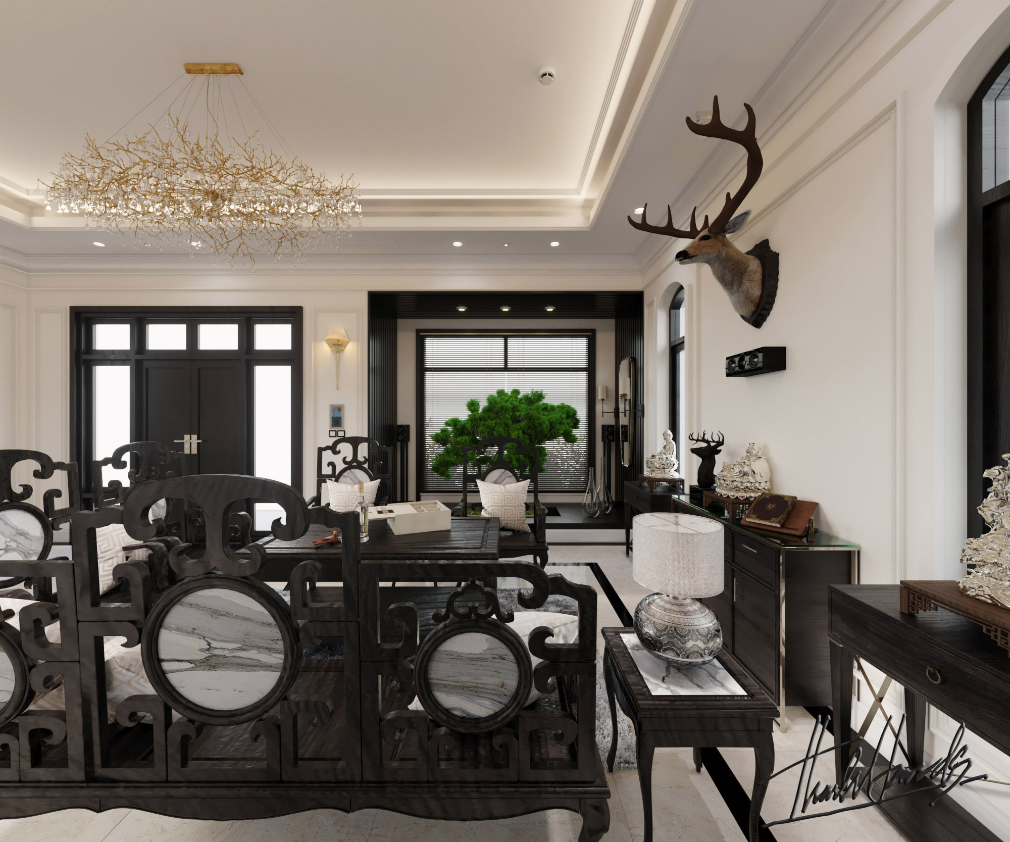 Thiết kế nội thất Biệt Thự tại Hải Phòng BIỆT THỰ MONACO - VINHOMES HP 1581395882 5