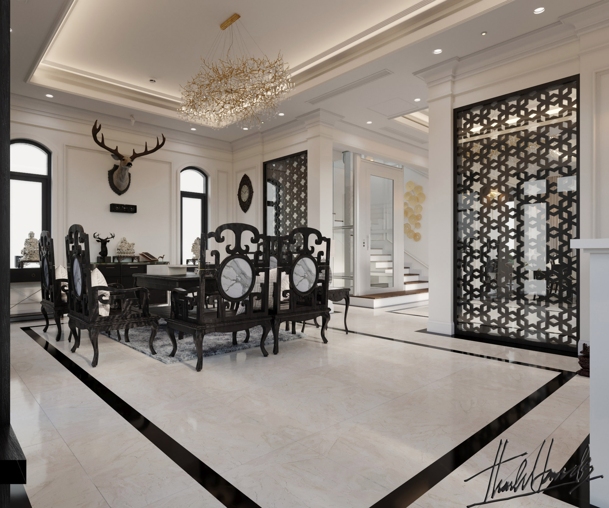 Thiết kế nội thất Biệt Thự tại Hải Phòng BIỆT THỰ MONACO - VINHOMES HP 1581395882 6