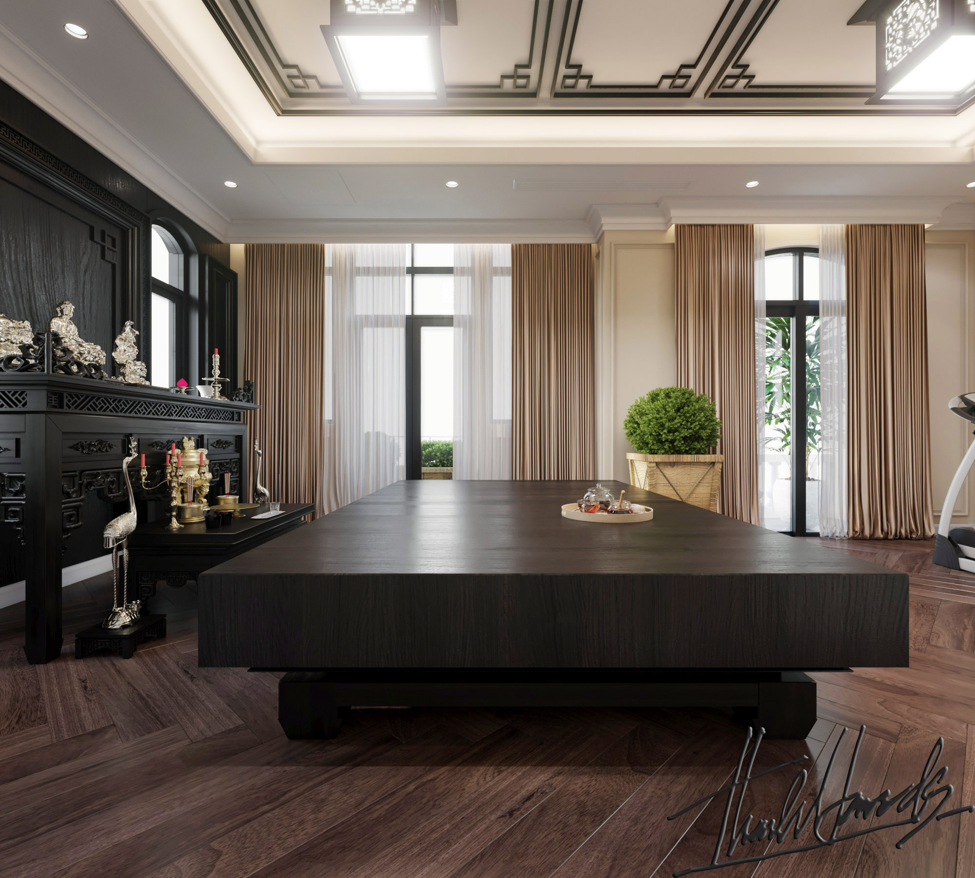 Thiết kế nội thất Biệt Thự tại Hải Phòng BIỆT THỰ MONACO - VINHOMES HP 1581395887 48