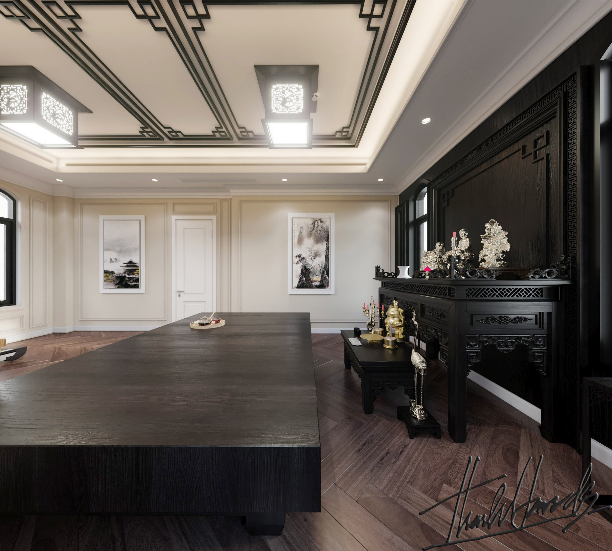 Thiết kế nội thất Biệt Thự tại Hải Phòng BIỆT THỰ MONACO - VINHOMES HP 1581395887 49