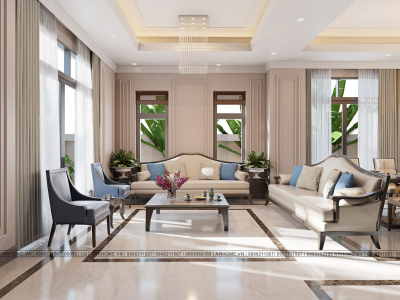 Thiết kế nội thất Biệt Thự tại Hà Nội Thiết kế nội thất Biệt thự song lập Starlake Tây Hồ - Hà Nội