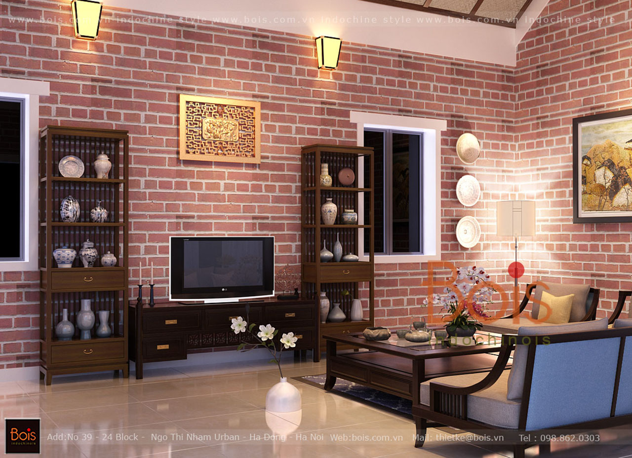 Thiết kế nội thất Nhà tại Phú Thọ Thiết kế nội thất nhà vườn không gian xanh sang trọng và gần gũi 1582274064 4