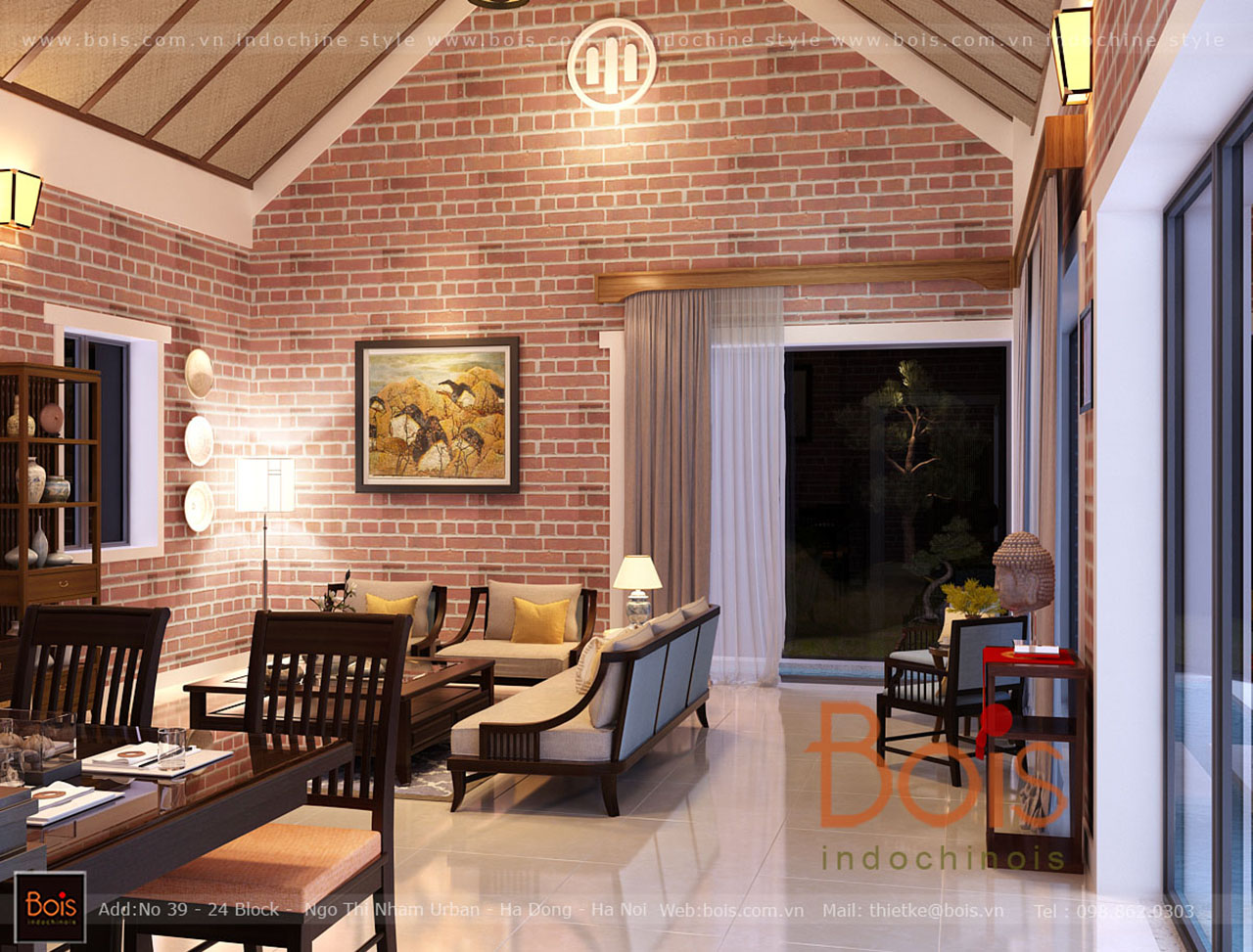 Thiết kế nội thất Nhà tại Phú Thọ Thiết kế nội thất nhà vườn không gian xanh sang trọng và gần gũi 1582274064 5