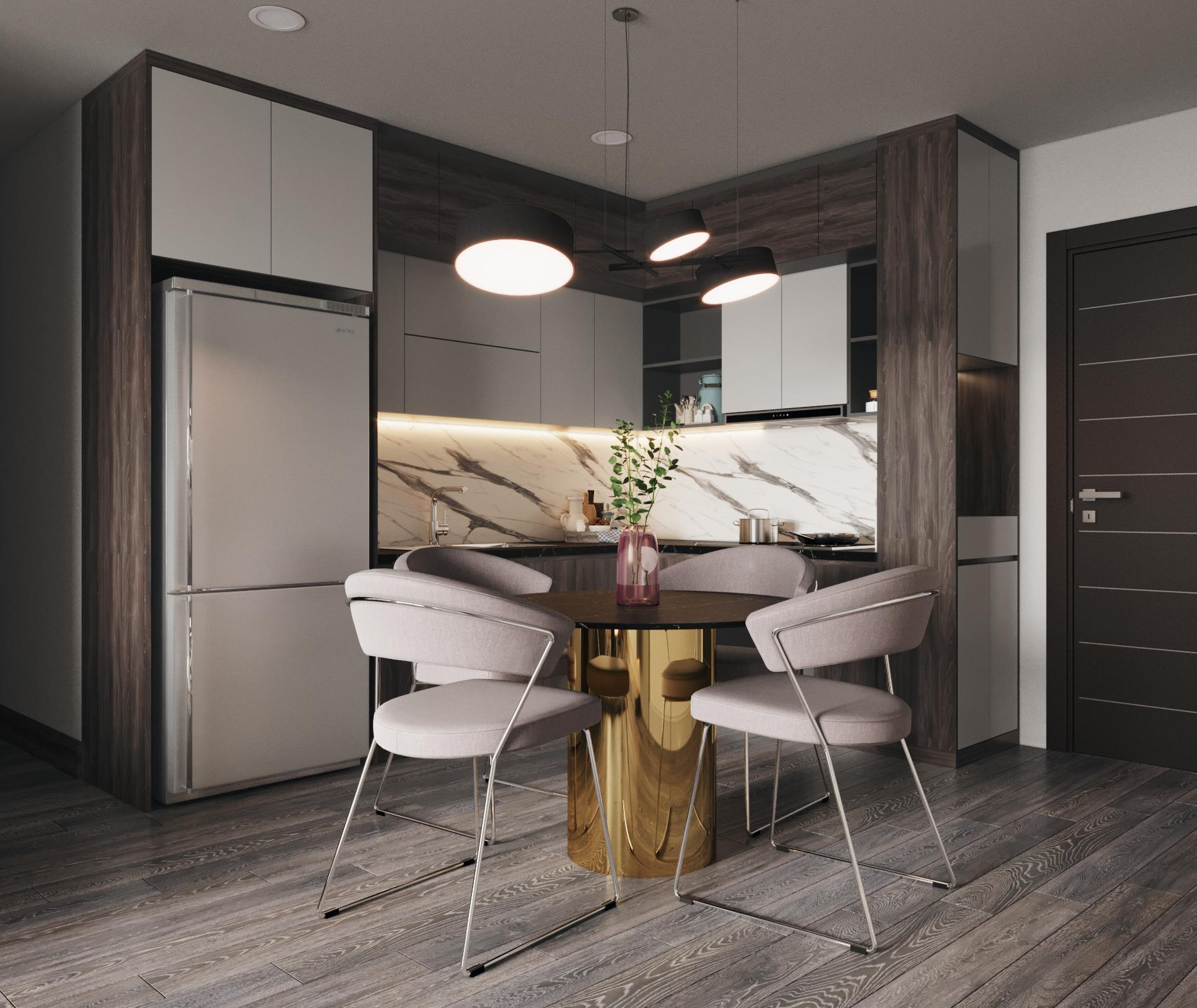 Thiết kế nội thất Chung Cư tại Hà Nội DỰ ÁN CHUNG CƯ HDI-TÂY HỒ-CĂN HỘ 03 1582448771 5