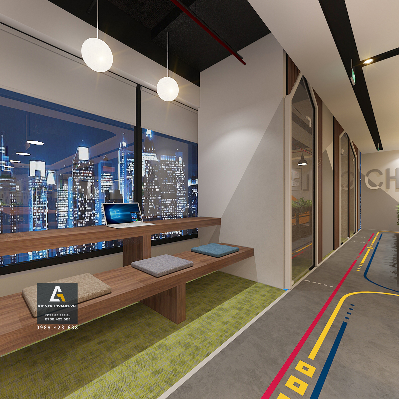 Thiết kế nội thất Văn Phòng tại Hà Nội Thiết kế - thi công nội thất văn phòng MOG Hà Nội 1583463322 3
