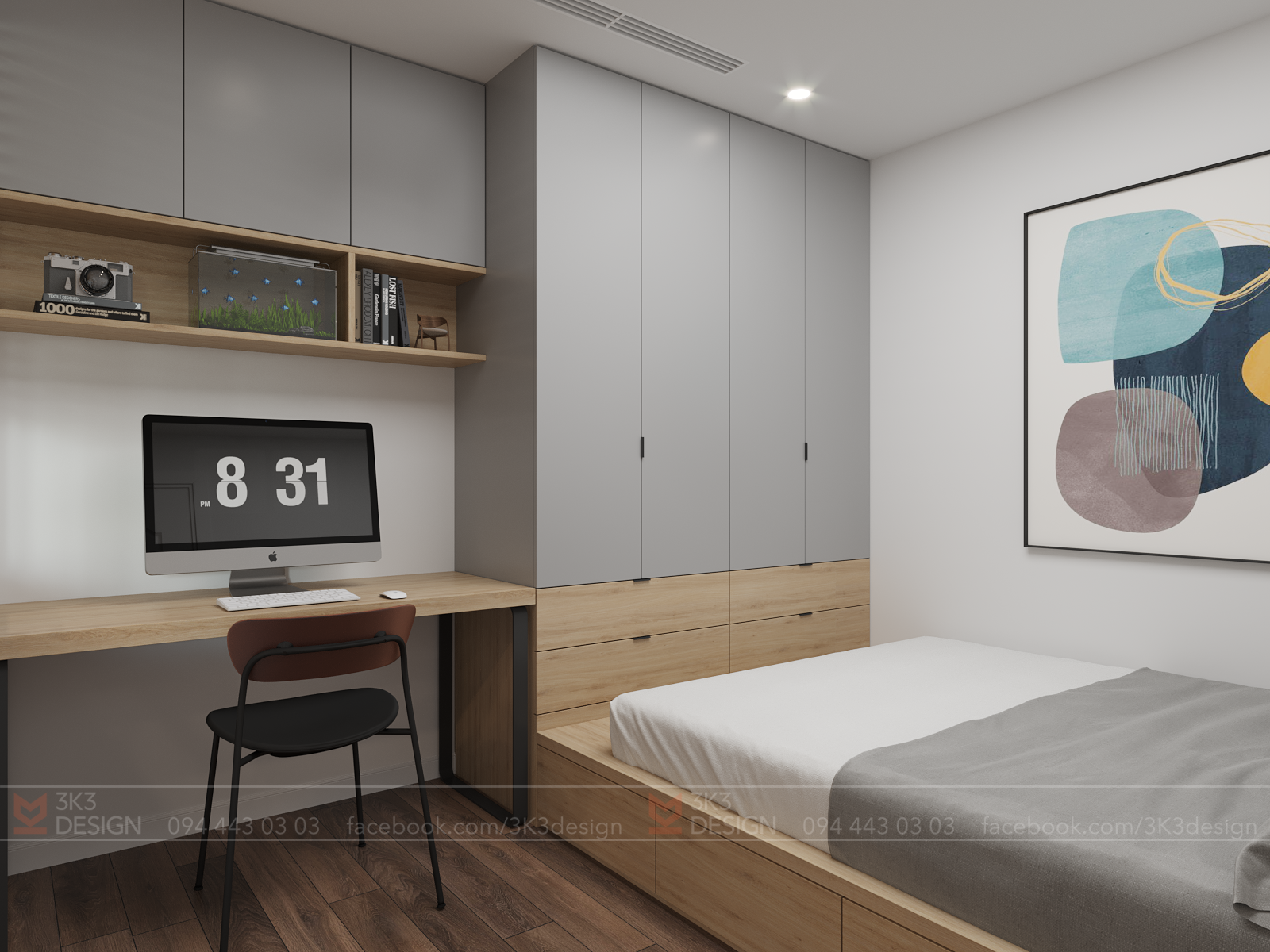 Thiết kế nội thất Chung Cư tại Hà Nội NỘI THẤT CĂN HỘ SUNSHINE GARDEN - HN 1583727240 9