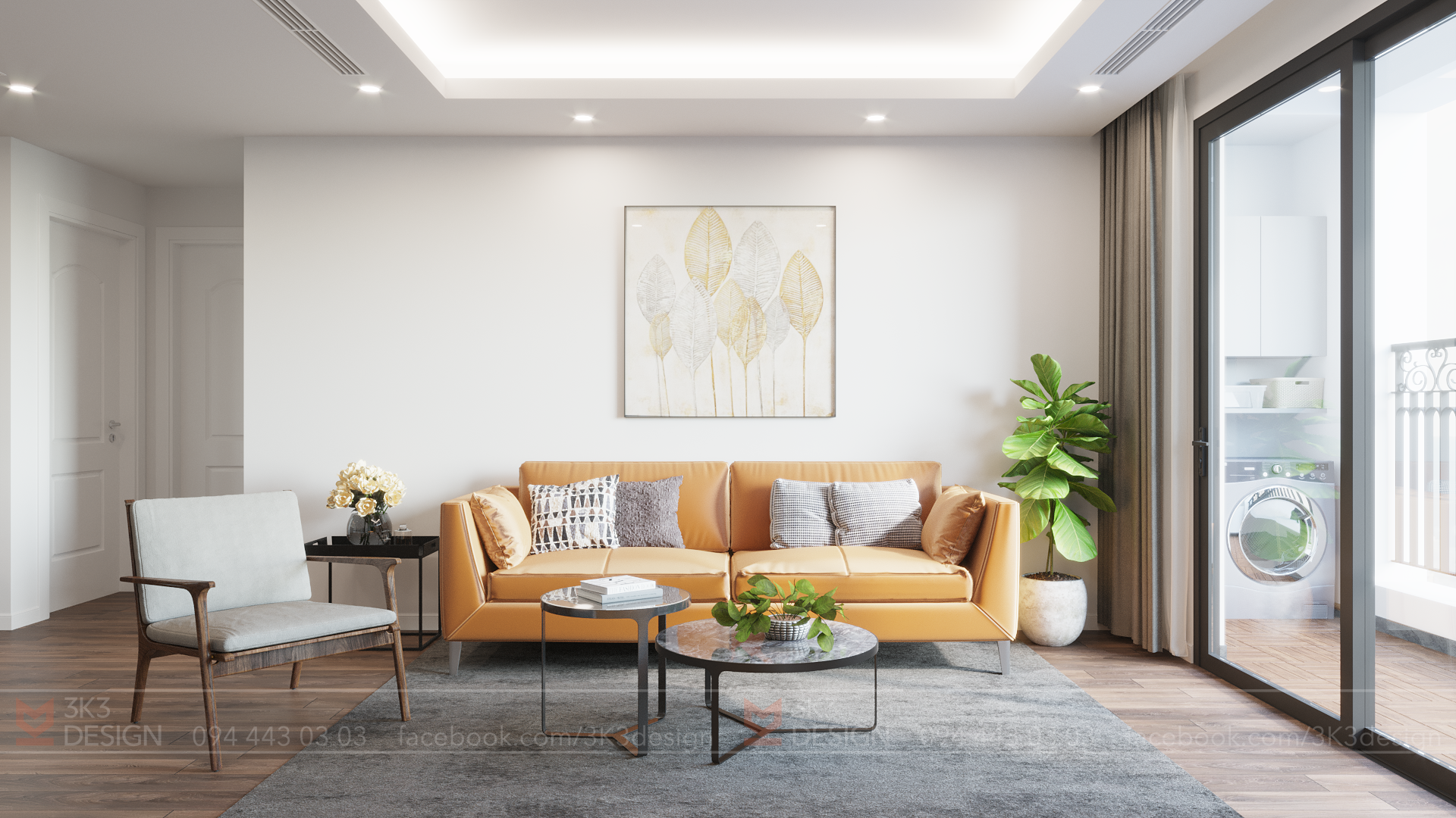 Thiết kế nội thất Chung Cư tại Hà Nội NỘI THẤT CĂN HỘ SUNSHINE GARDEN - HN 1583727259 4