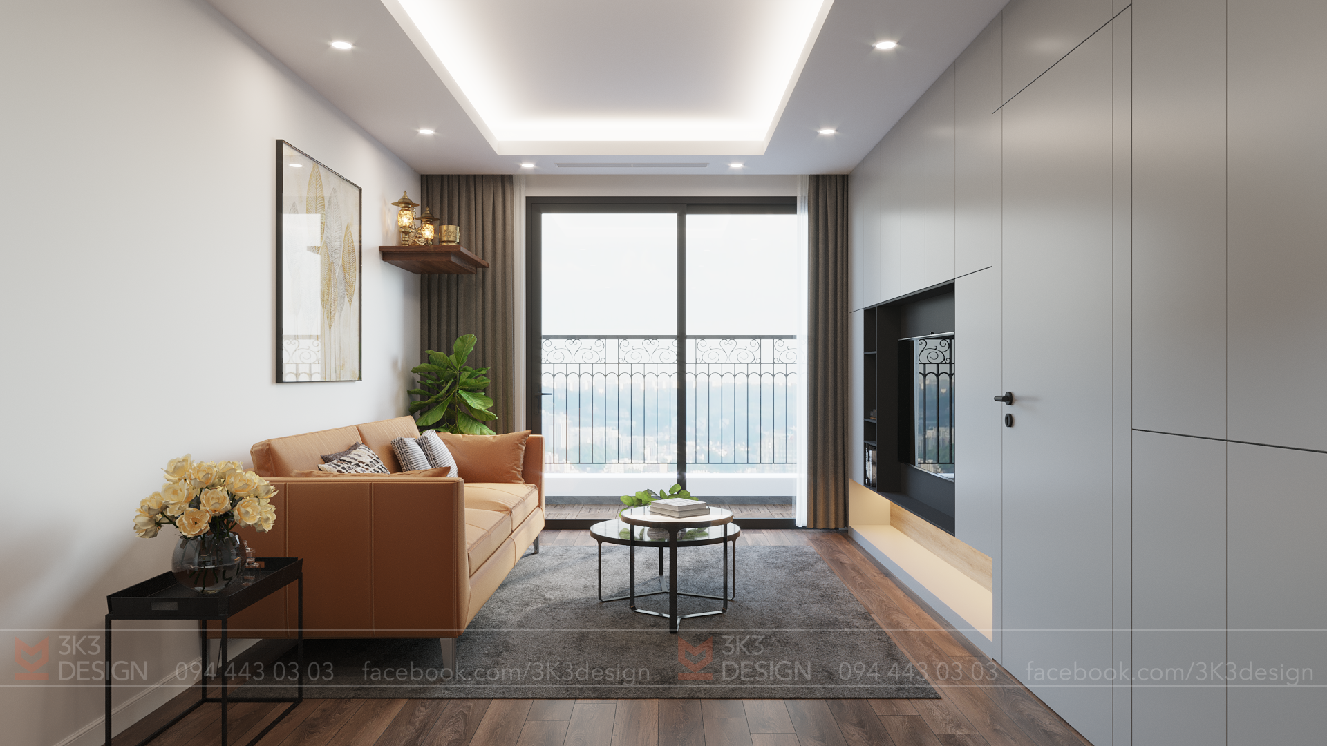 Thiết kế nội thất Chung Cư tại Hà Nội NỘI THẤT CĂN HỘ SUNSHINE GARDEN - HN 1583727262 2