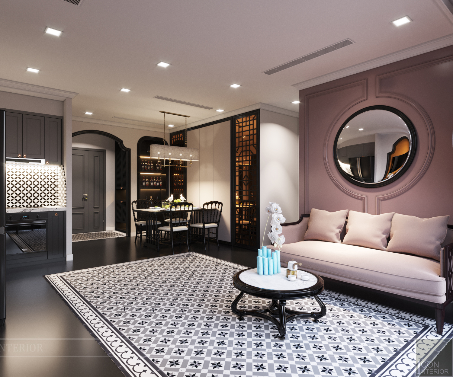 Thiết kế nội thất Chung Cư tại Hồ Chí Minh Vinhomes Golden River Lux6 1583805359 6