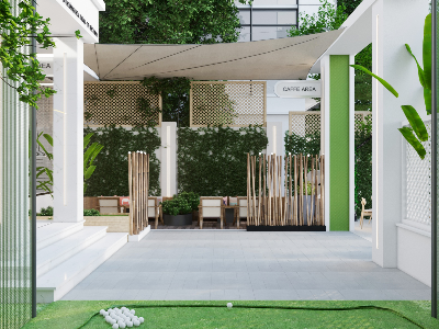 Thiết kế nội thất Cafe tại Bắc Ninh CAFFE LION GOLF