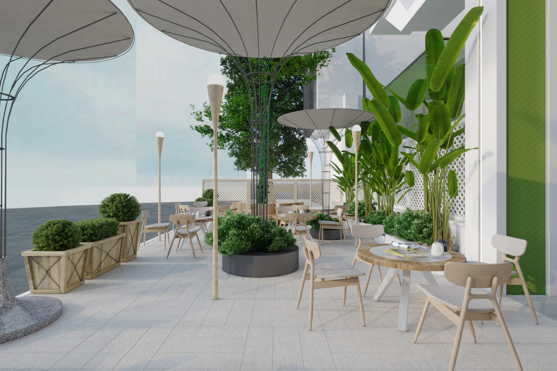 Thiết kế nội thất Cafe tại Bắc Ninh CAFFE LION GOLF 1584064947 3