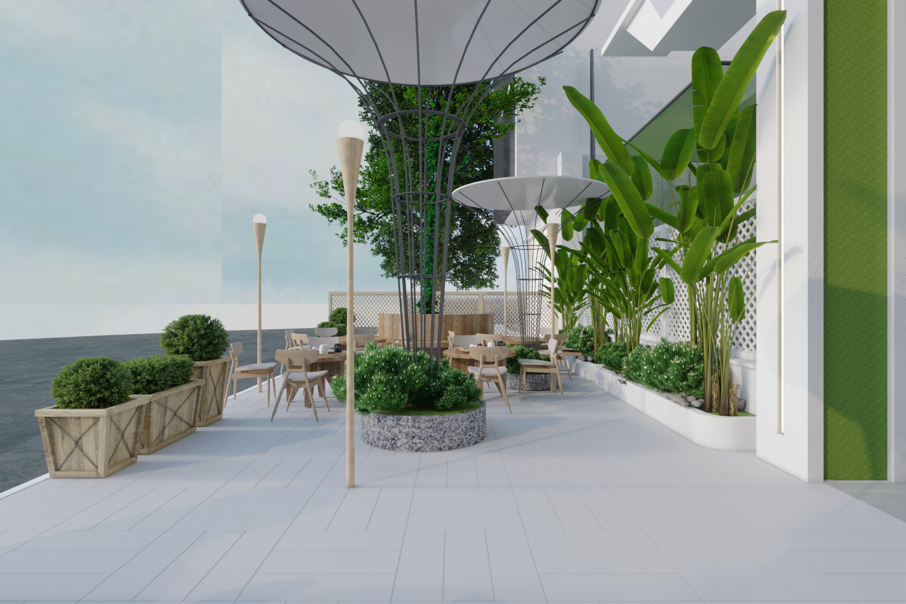 Thiết kế nội thất Cafe tại Bắc Ninh CAFFE LION GOLF 1584064947 7