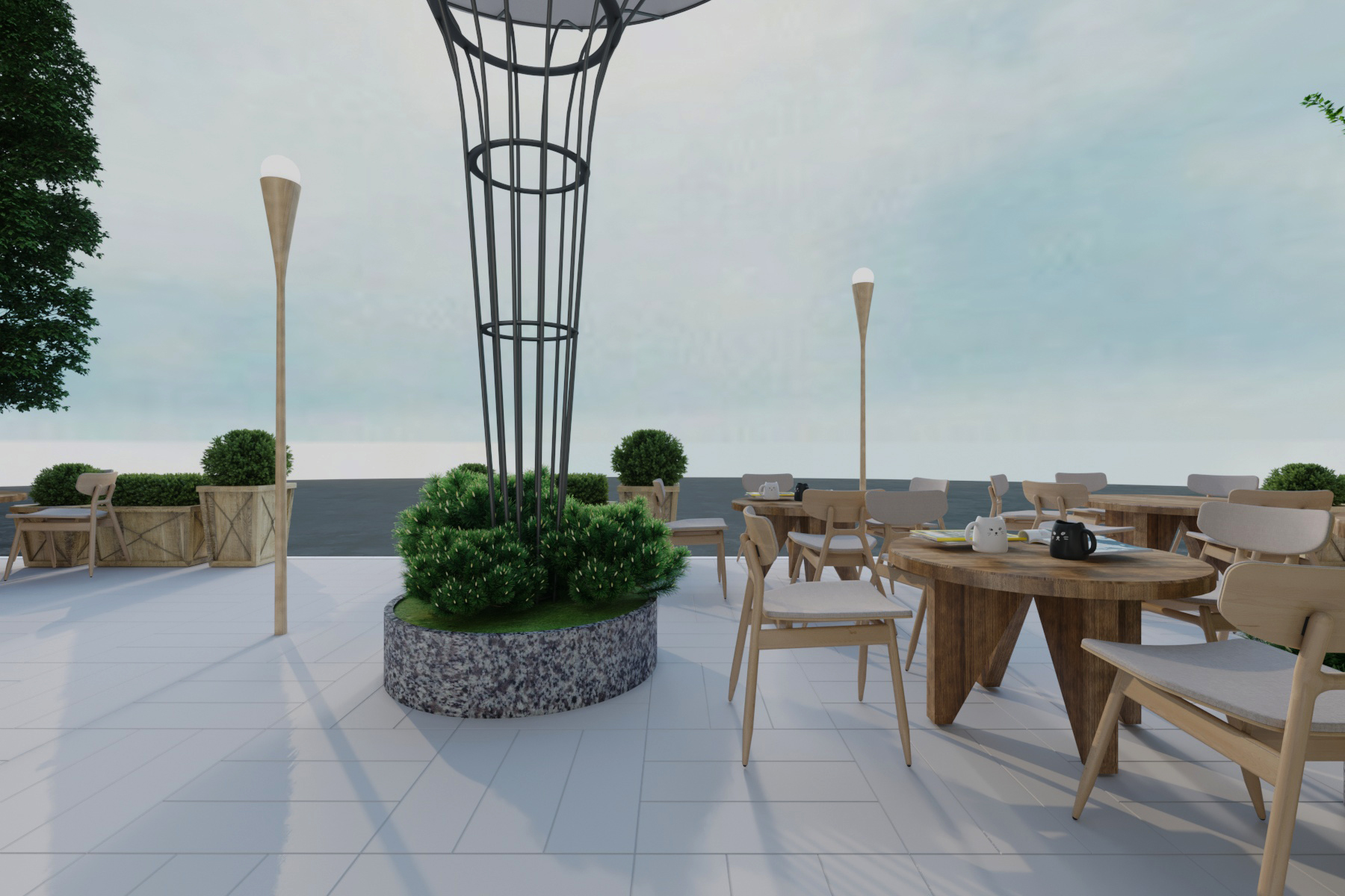 Thiết kế nội thất Cafe tại Bắc Ninh CAFFE LION GOLF 1584064948 10