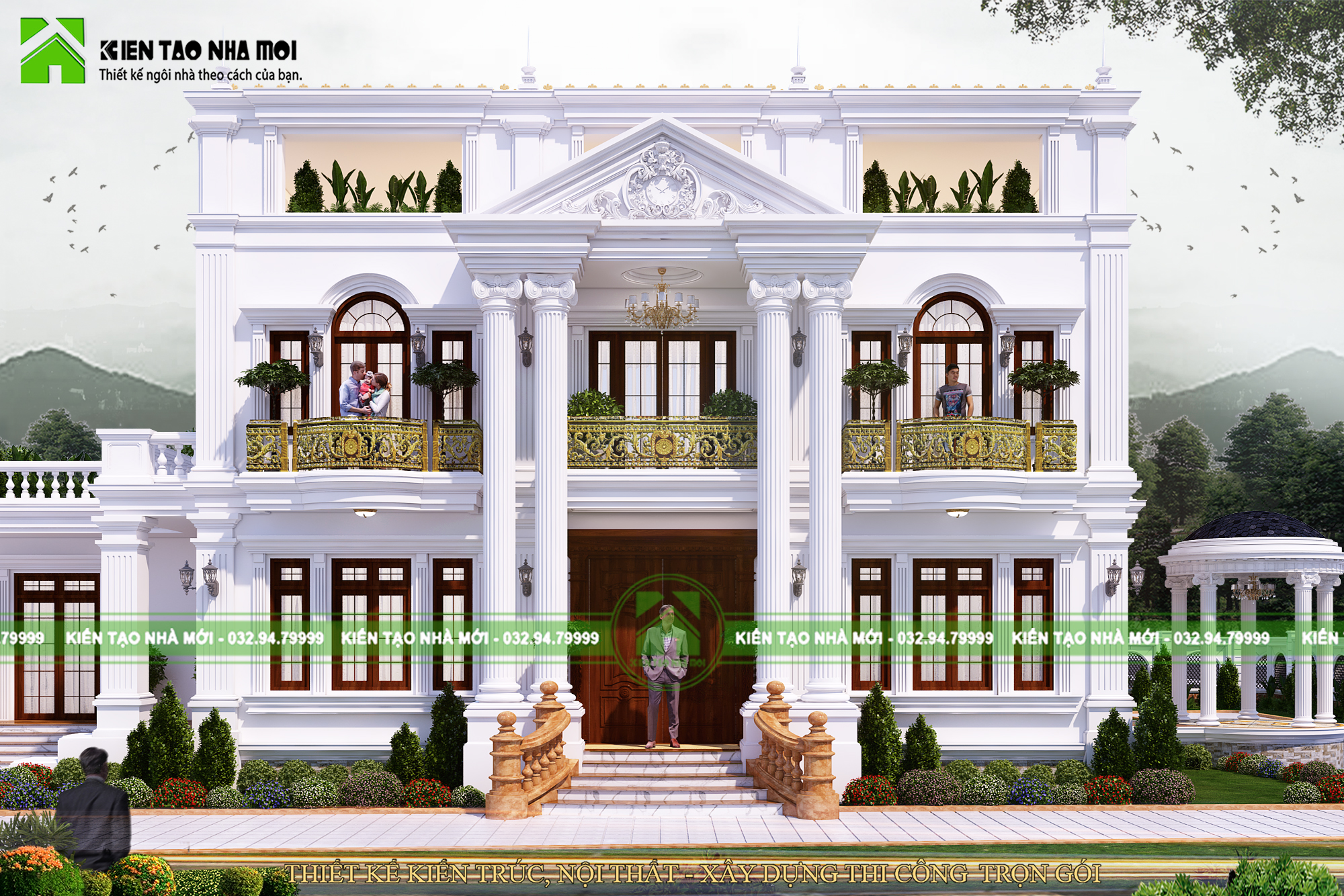 Thiết kế Biệt Thự tại Nghệ An THÔNG TIN CHUNG THIẾT KẾ DINH THỰ ẤN TƯỢNG TẠI NGHỆ AN SANG TRỌNG,  ĐẲNG CẤP LD1837 1584088095 1