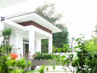 Thiết kế Biệt Thự tại Hồ Chí Minh Sân vườn biệt thự tại Hóc Môn - Tp. Hồ Chí Minh