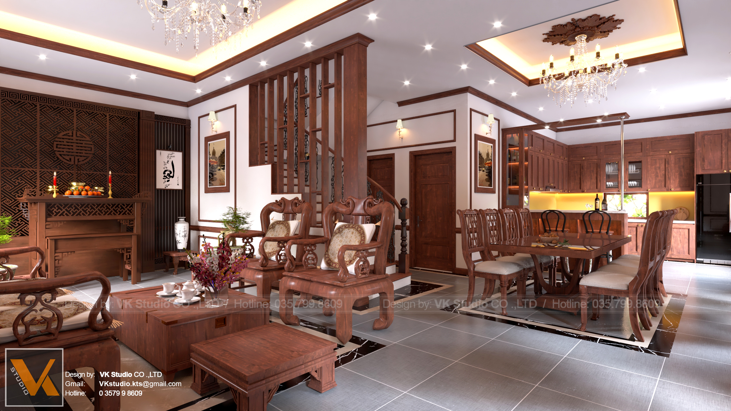 Thiết kế Biệt Thự tại Bắc Ninh DS Villa 1585324855 8