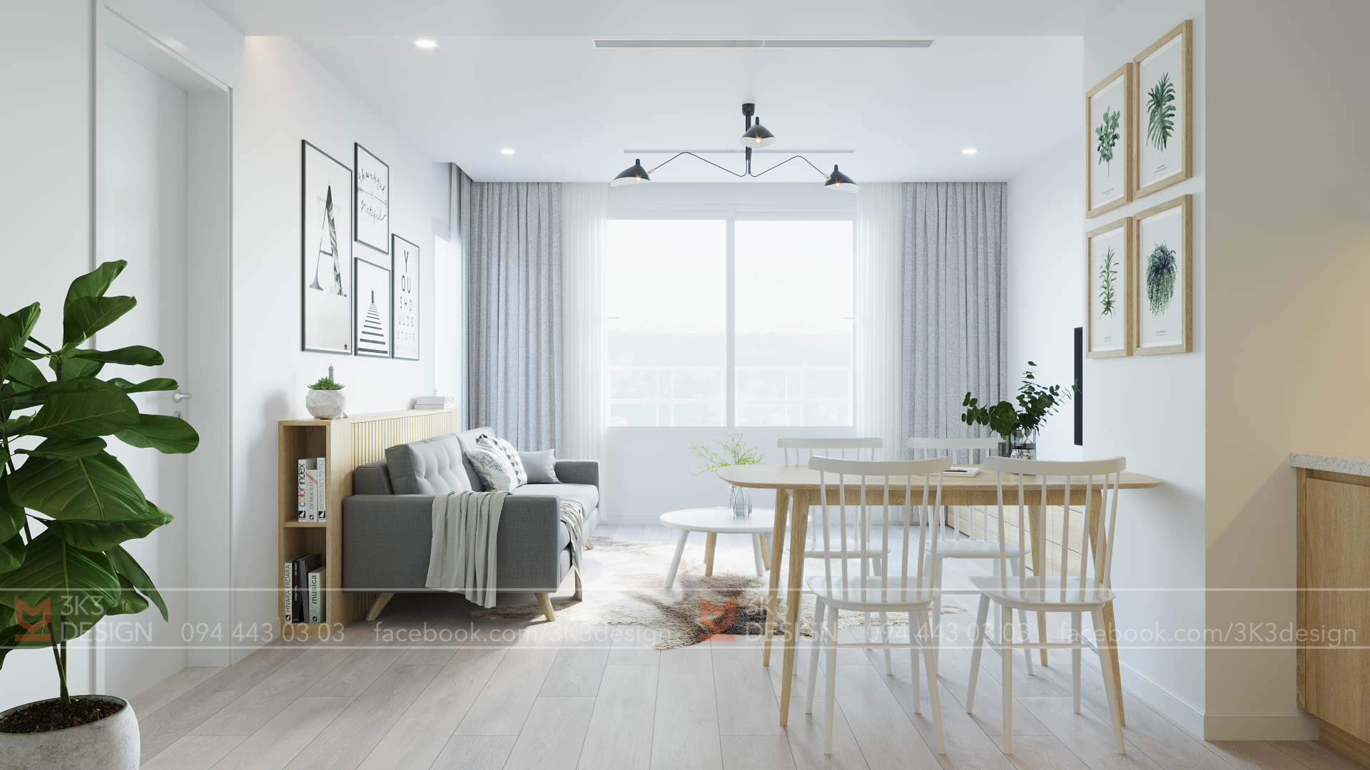 Thiết kế nội thất Chung Cư tại Hà Nội B - APARTMENT 1585495843 1