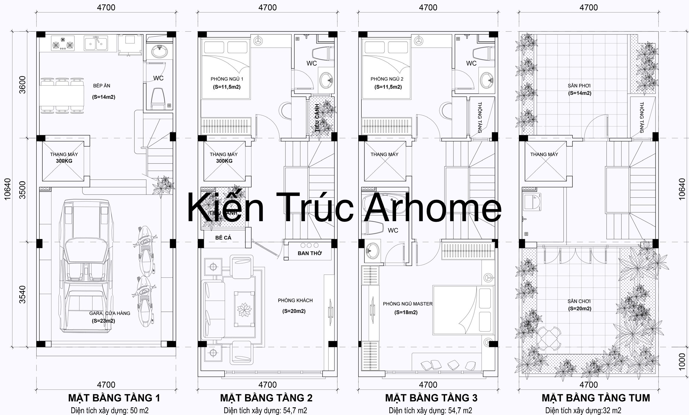 Thiết kế Nhà Mặt Phố tại Hà Nội Thiết kế Nhà phố hiện đại 4 tầng 50m2 của Anh Tuấn ở Hà Đông 1586229952 5