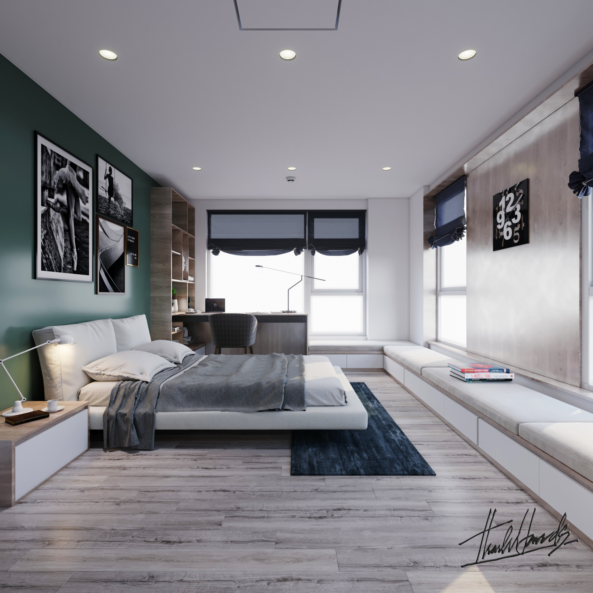 Thiết kế nội thất Chung Cư tại Hà Nội NỘI THẤT CHUNG CƯ 29T2 - N05 TRUNG HÒA - HÀ NỘI 1586313307 12