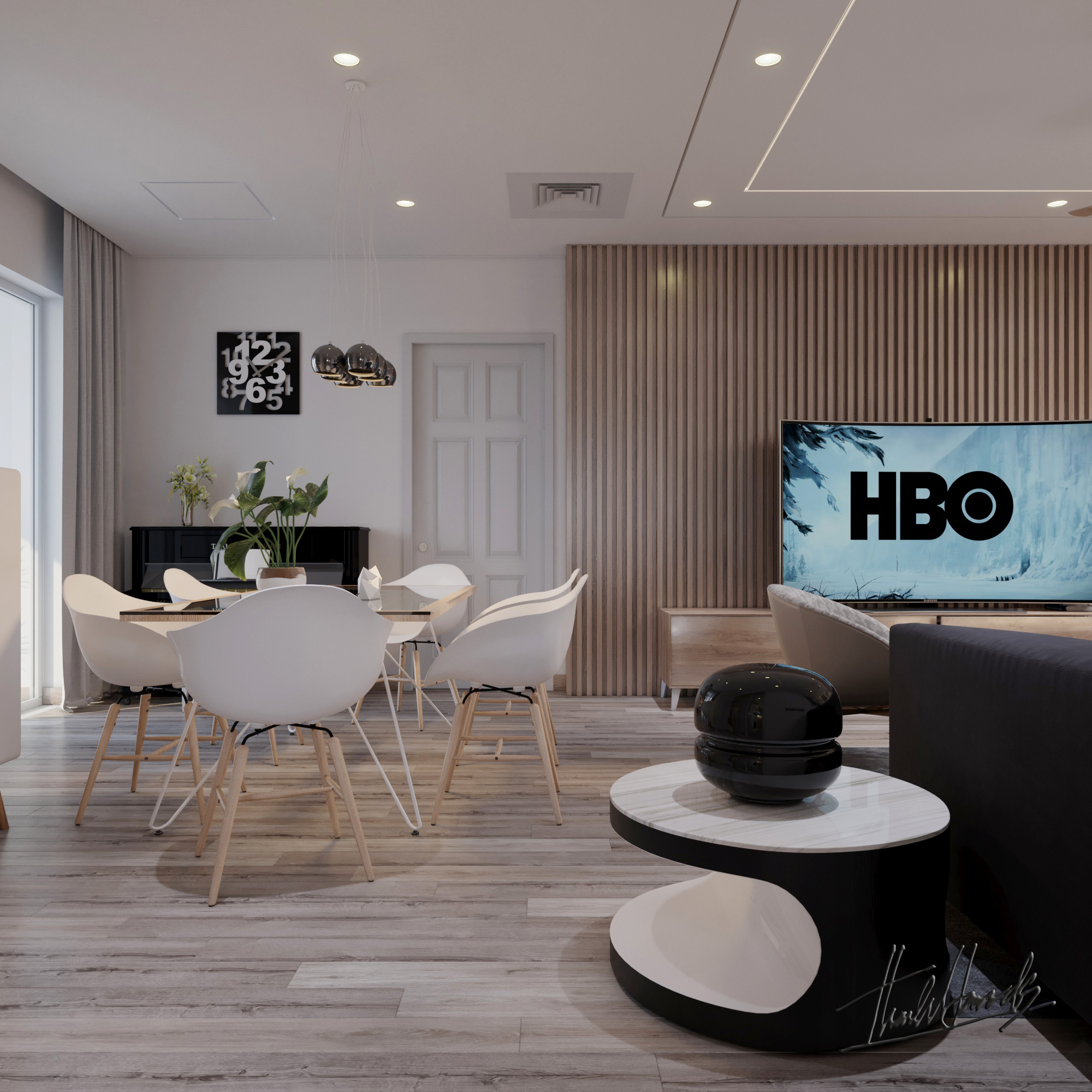 Thiết kế nội thất Chung Cư tại Hà Nội NỘI THẤT CHUNG CƯ 29T2 - N05 TRUNG HÒA - HÀ NỘI 1586313309 9