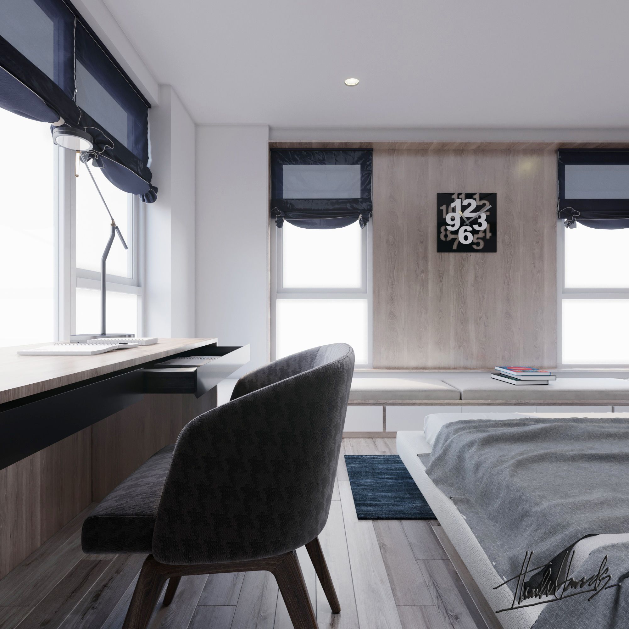 Thiết kế nội thất Chung Cư tại Hà Nội NỘI THẤT CHUNG CƯ 29T2 - N05 TRUNG HÒA - HÀ NỘI 1586313310 13