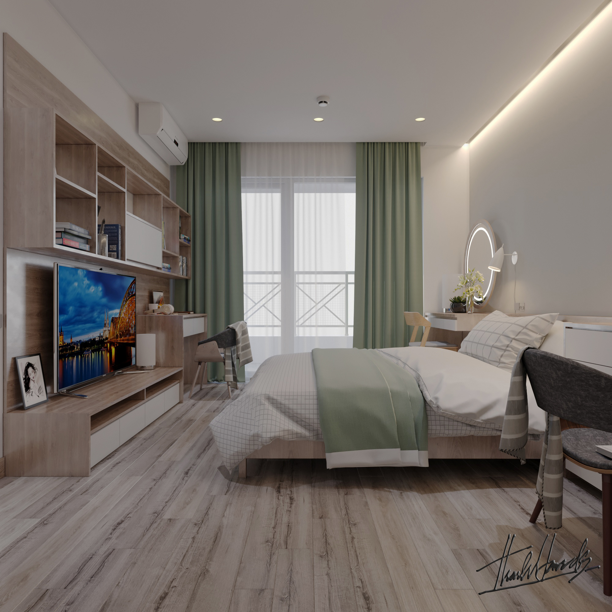 Thiết kế nội thất Chung Cư tại Hà Nội NỘI THẤT CHUNG CƯ 29T2 - N05 TRUNG HÒA - HÀ NỘI 1586313313 18