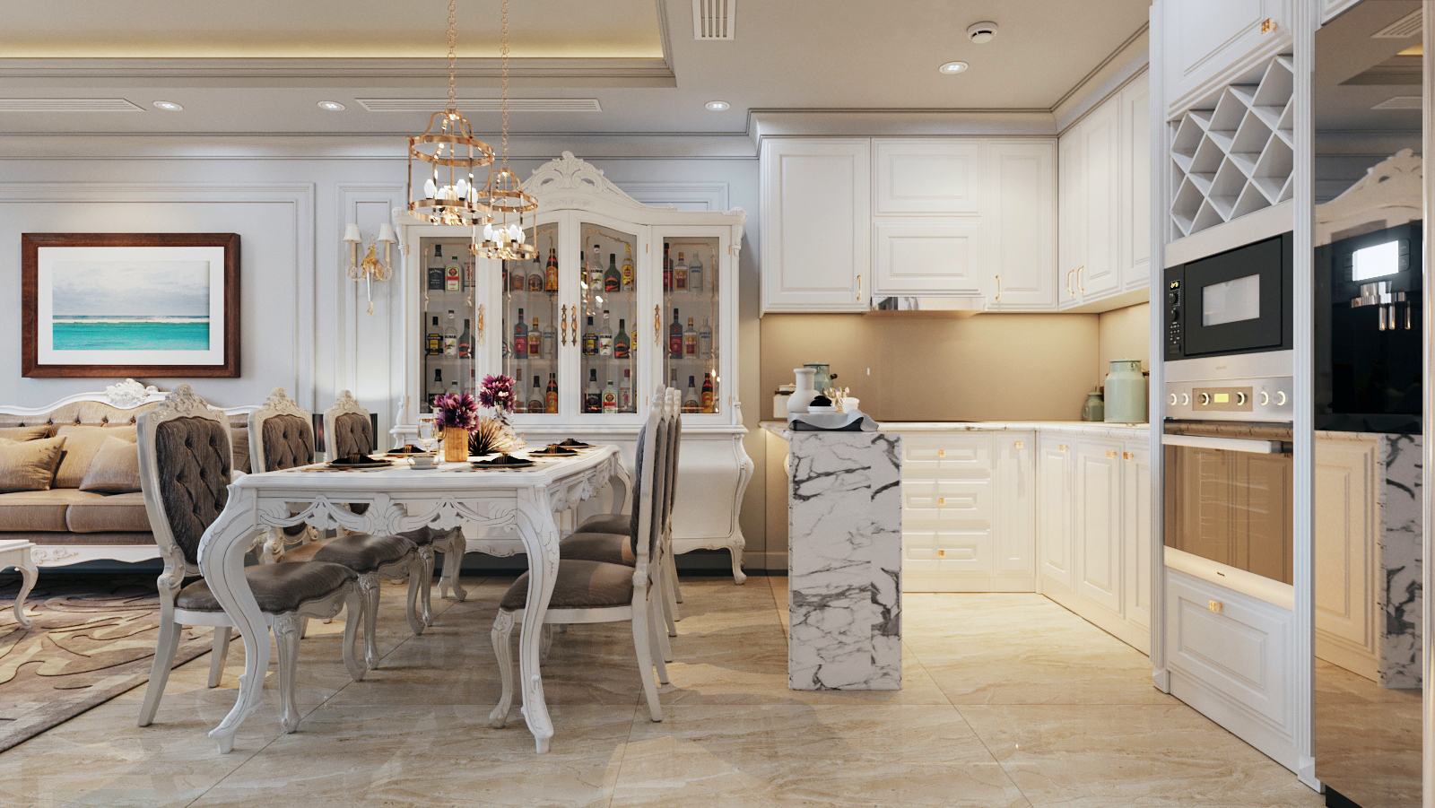 Thiết kế nội thất Chung Cư tại Hà Nội nội thất chung cư d'le roi soleil 1586582865 3