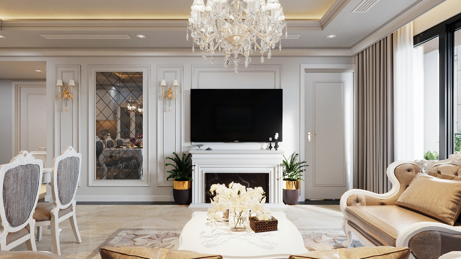 Thiết kế nội thất Chung Cư tại Hà Nội nội thất chung cư d'le roi soleil 1586582865 4