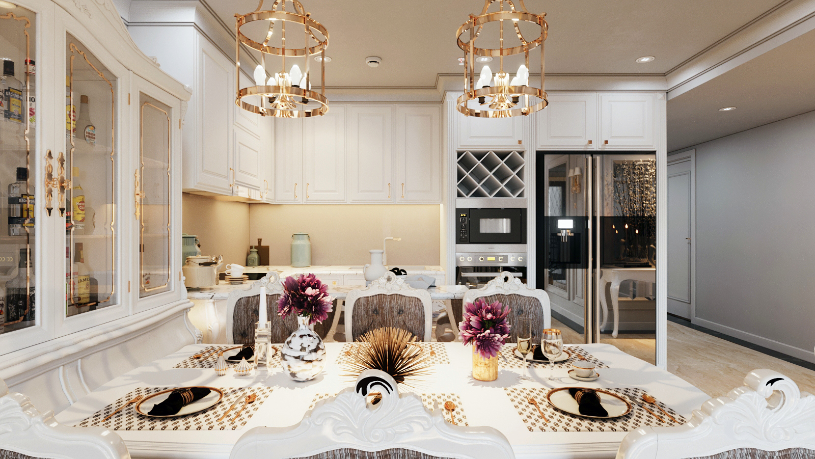 Thiết kế nội thất Chung Cư tại Hà Nội nội thất chung cư d'le roi soleil 1586582865 5