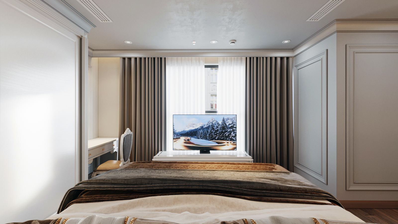 Thiết kế nội thất Chung Cư tại Hà Nội nội thất chung cư d'le roi soleil 1586582866 13