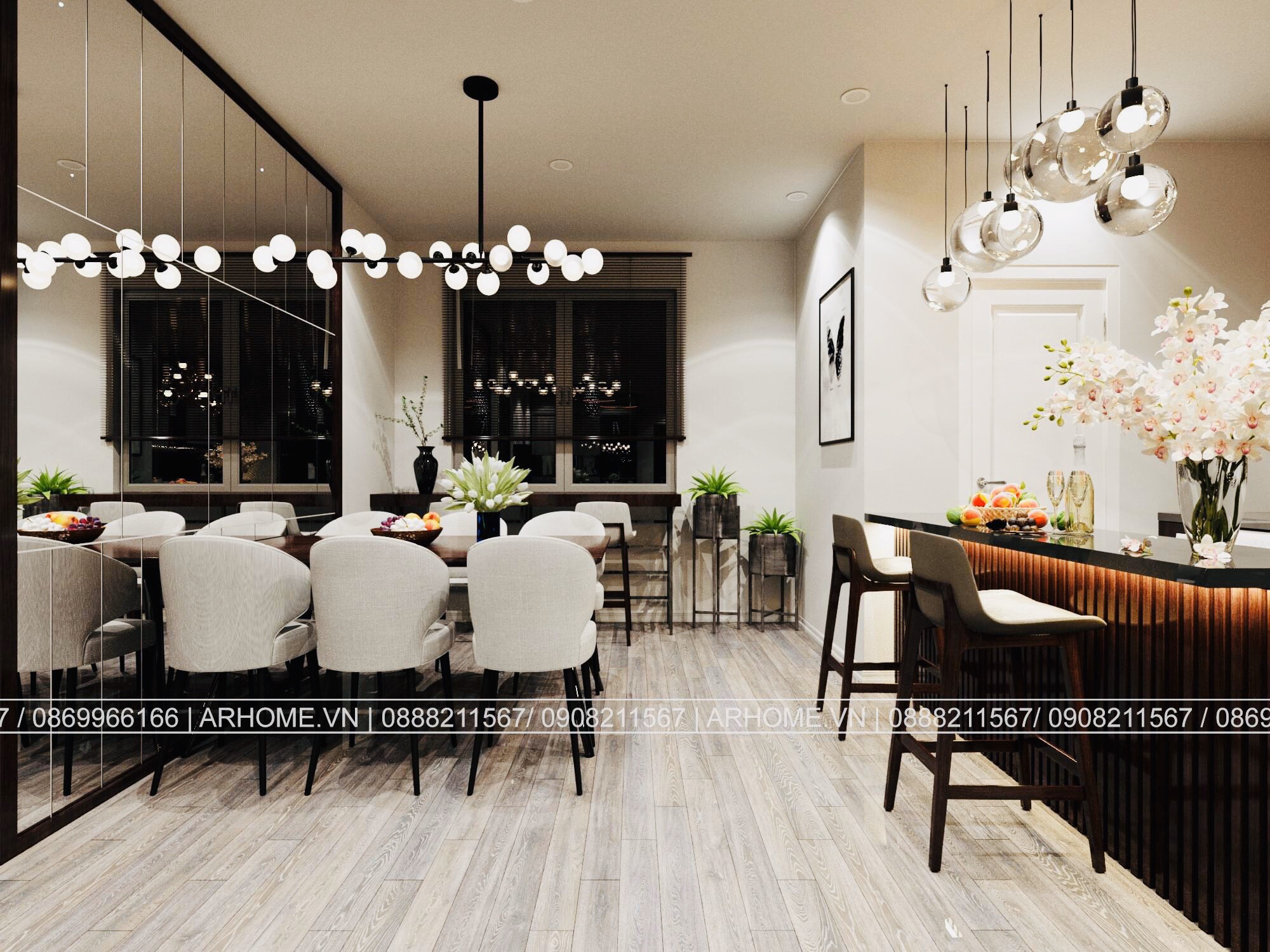 Thiết kế nội thất Chung Cư tại Hà Nội Thiết kế nội thất căn hộ chung cư Eurowindow màu nâu đen mạnh mẽ 1586590666 1