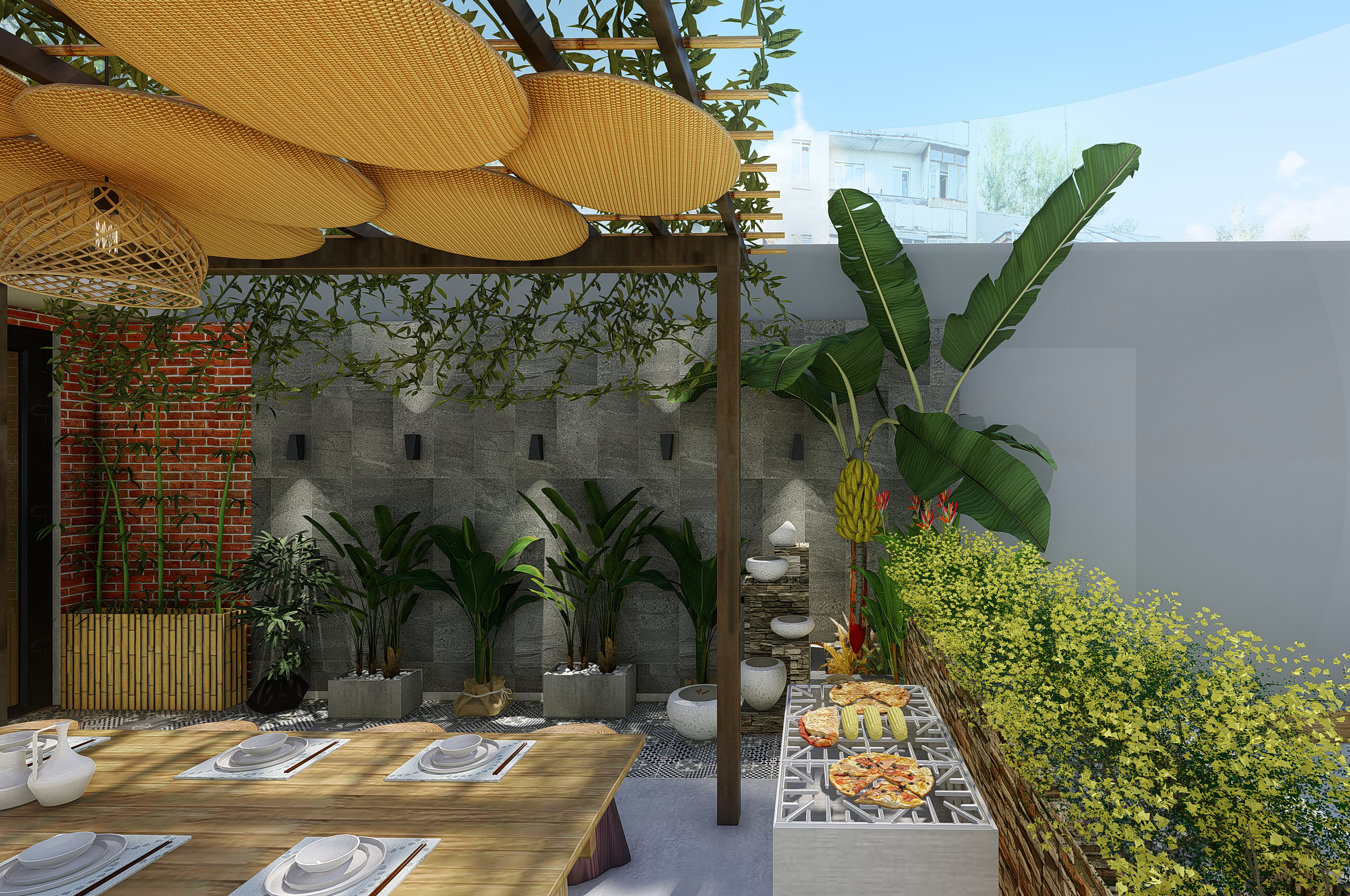 Thiết kế Nhà Mặt Phố tại Hồ Chí Minh T-House design 1586694336 10