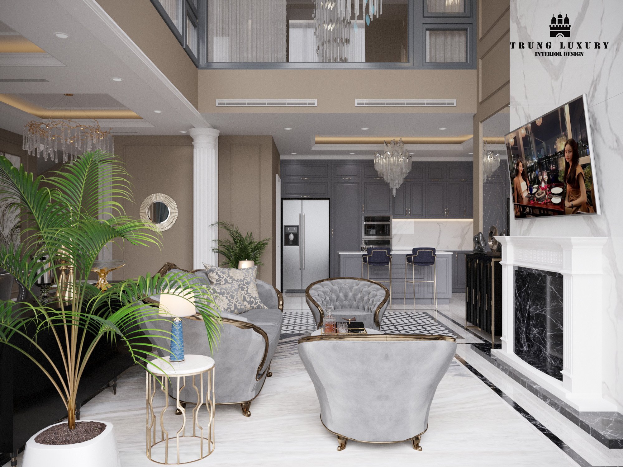 Thiết kế nội thất Chung Cư tại Hà Nội Dự án căn hộ duplex The Zei Mỹ đình 1586867240 1