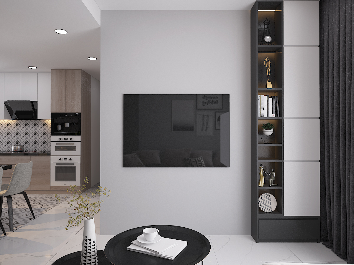 Thiết kế nội thất Chung Cư tại Hồ Chí Minh CĂN HỘ SAIGON SOUTH RESIDENSES - TYPE F 1587109563 1