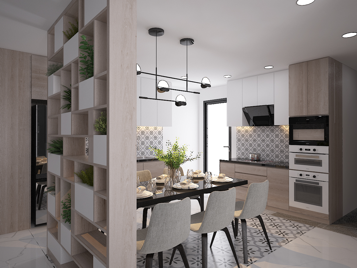 Thiết kế nội thất Chung Cư tại Hồ Chí Minh CĂN HỘ SAIGON SOUTH RESIDENSES - TYPE F 1587109563 4