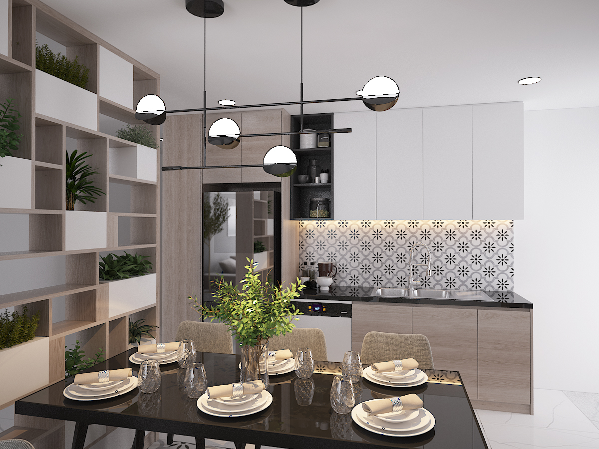 Thiết kế nội thất Chung Cư tại Hồ Chí Minh CĂN HỘ SAIGON SOUTH RESIDENSES - TYPE F 1587109566 9