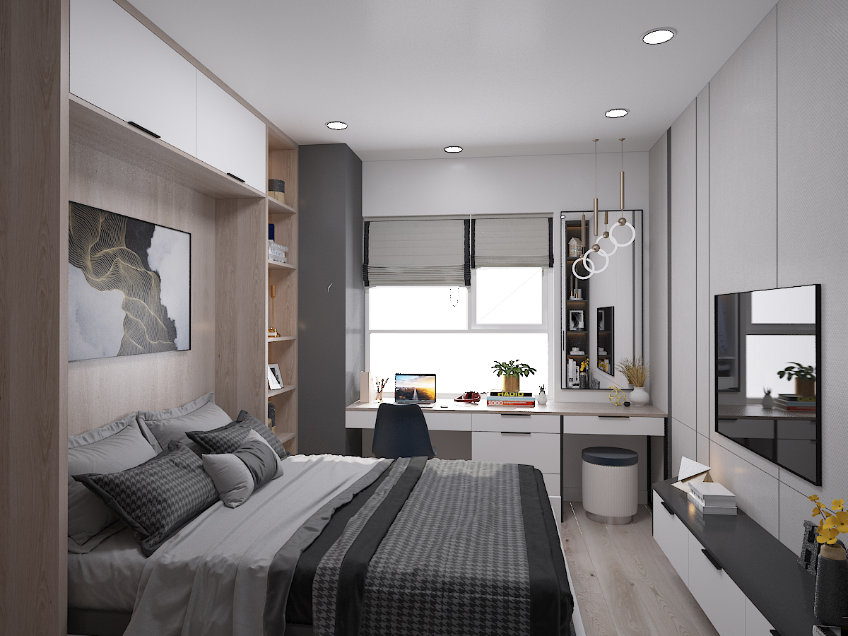 Thiết kế nội thất Chung Cư tại Hồ Chí Minh CĂN HỘ SAIGON SOUTH RESIDENSES - TYPE F 1587109567 17