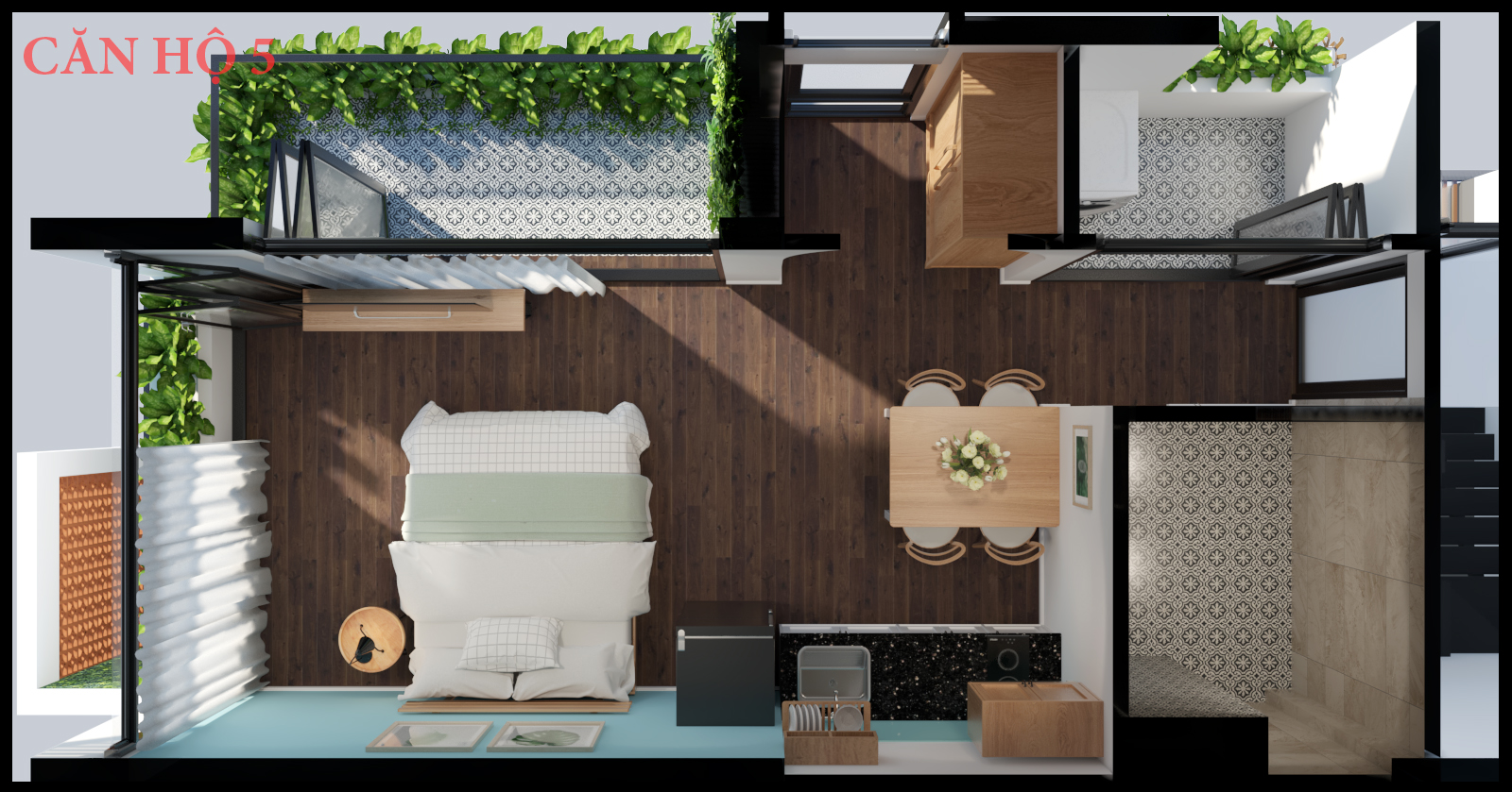 Thiết kế Nhà Mặt Phố tại Đà Nẵng Căn hộ cho thuê 1587629449 11