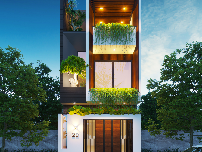 Thiết kế Nhà Mặt Phố tại Đà Nẵng V HOUSE