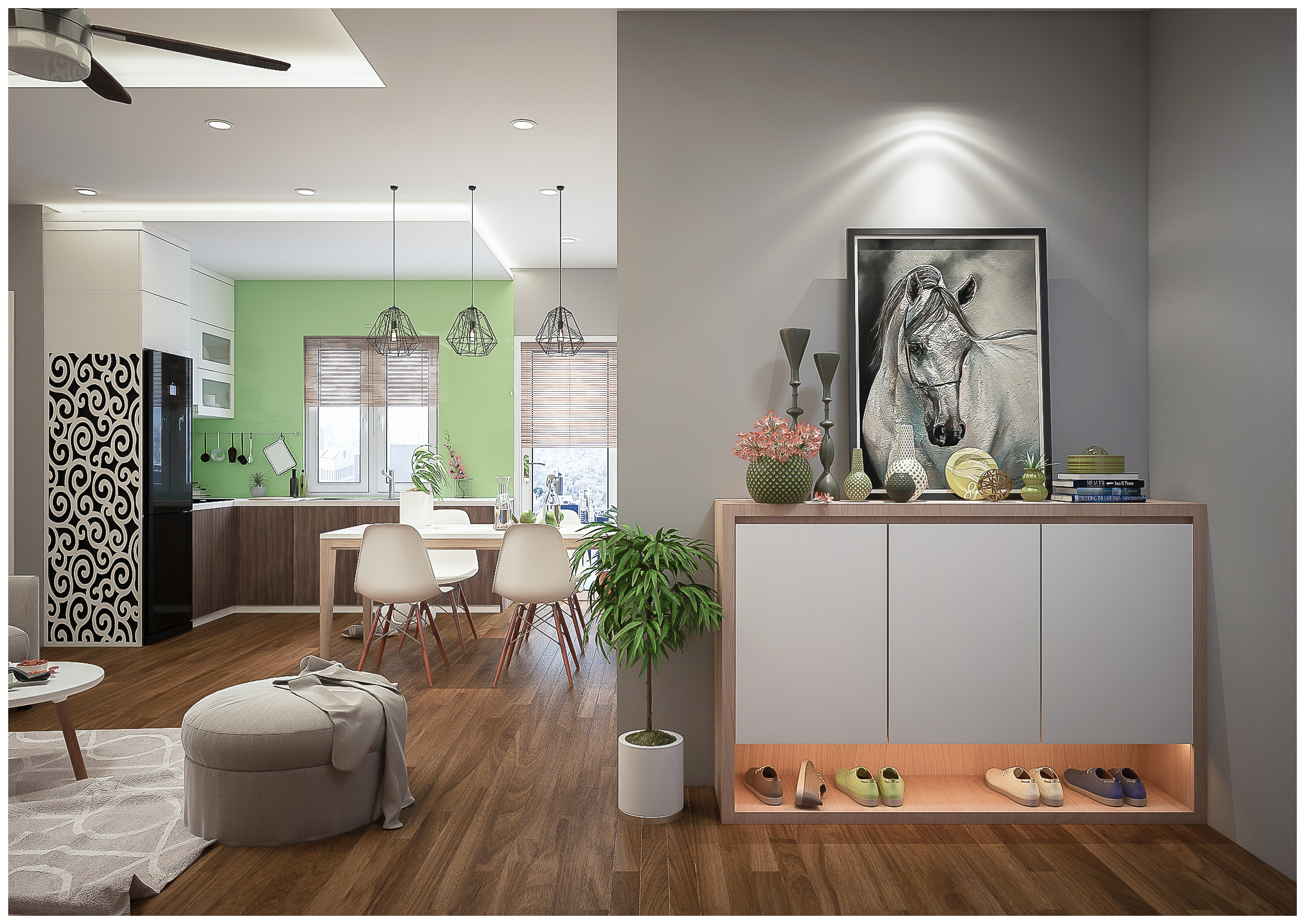 Thiết kế nội thất Chung Cư tại Hà Nội Chung cư Quân đội - Mr Hùng 1587899002 3