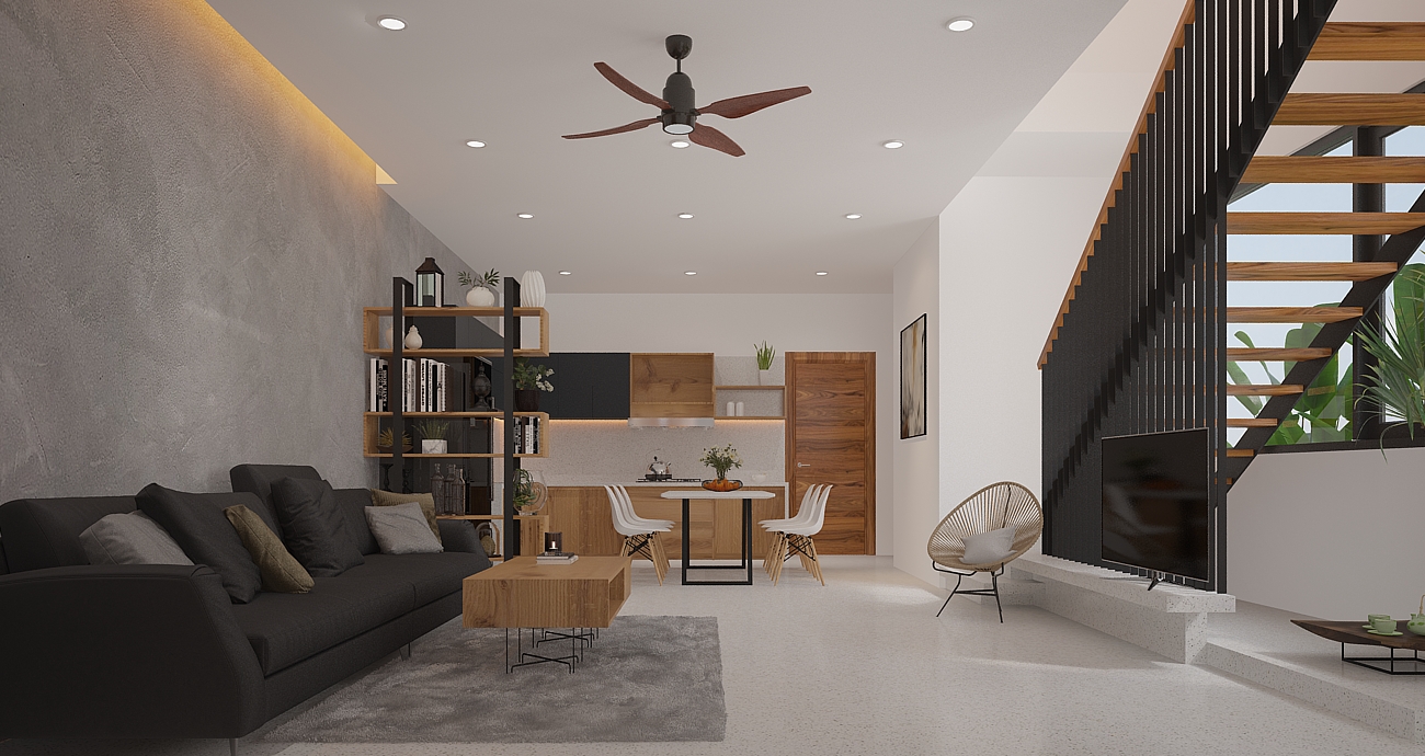 Thiết kế Nhà Mặt Phố tại Thừa Thiên Huế Nhà anh Quý 1588324582 4