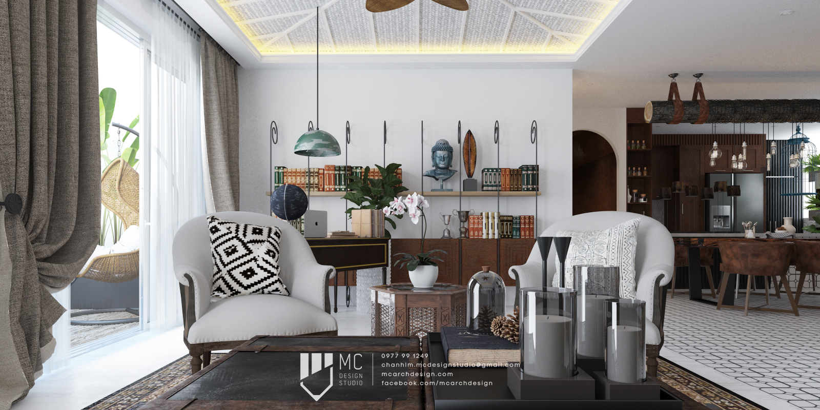 Thiết kế nội thất Chung Cư tại Hồ Chí Minh RIVIERA POINT - 4BS1 1588587334 2