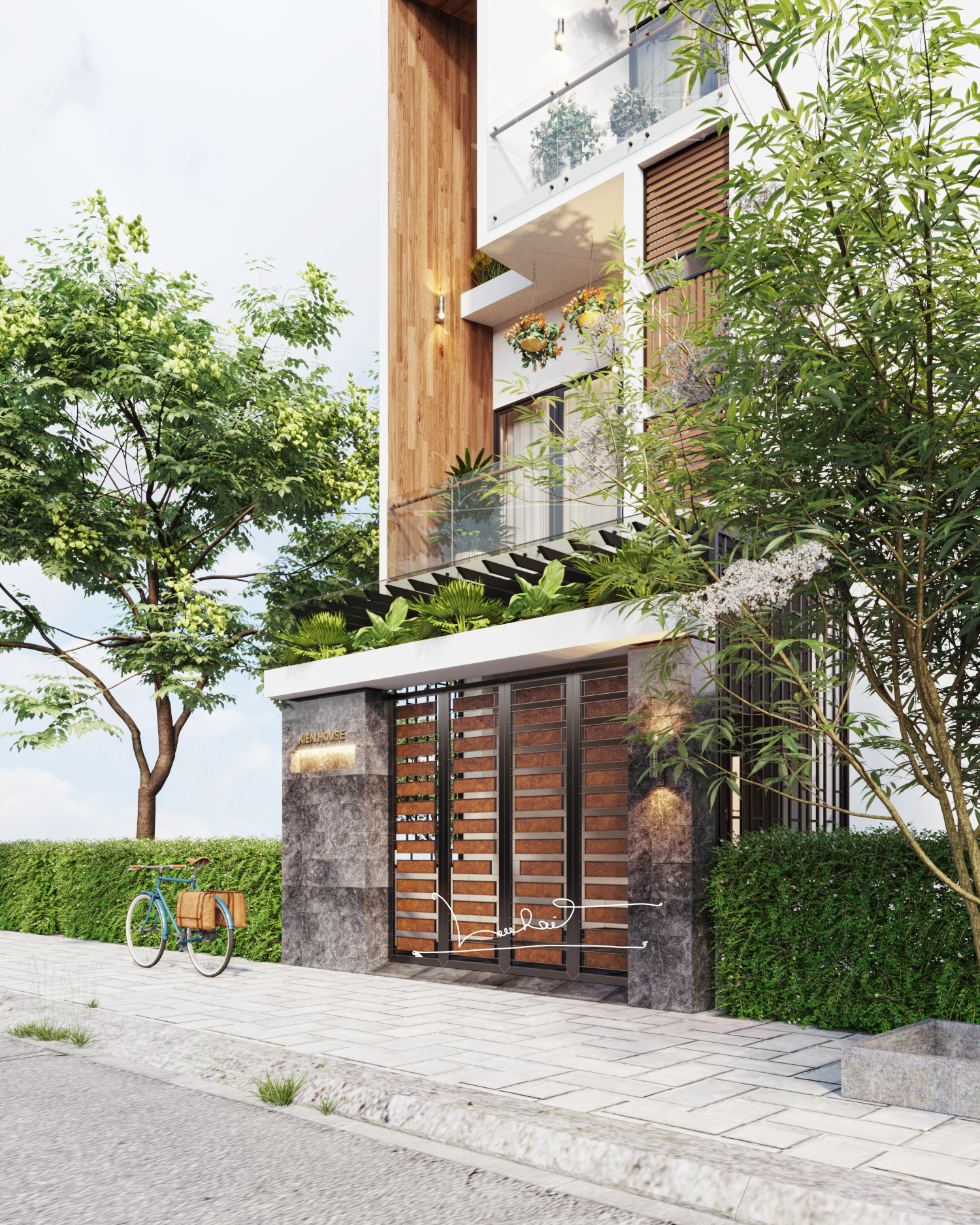 Thiết kế nội thất Nhà Mặt Phố tại Hà Nội House_02 1588652064 4