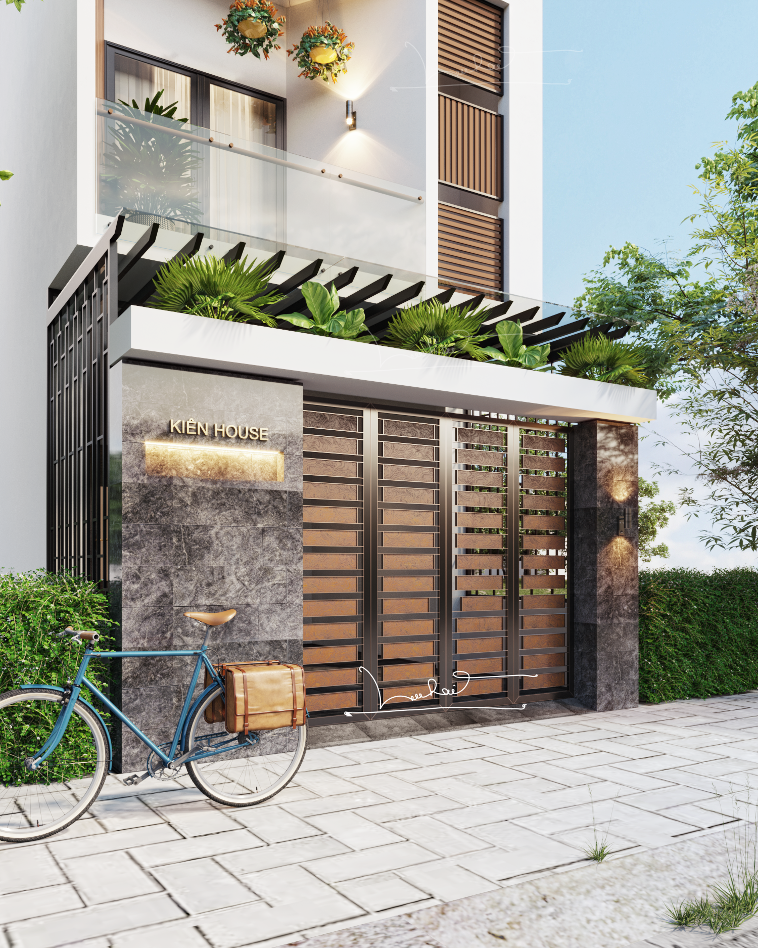 Thiết kế nội thất Nhà Mặt Phố tại Hà Nội House_02 1588652066 5