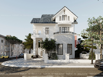 Thiết kế Biệt Thự tại Nam Định Biệt Thự Tân Cổ Điển