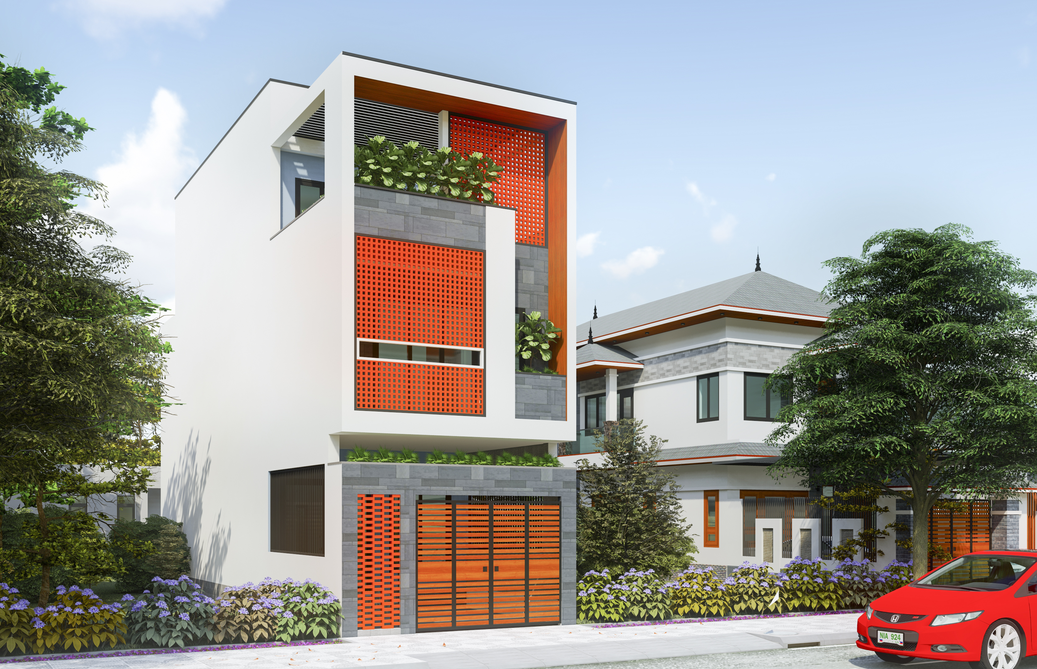 Thiết kế Nhà Mặt Phố tại Hồ Chí Minh NHÀ A MINH 1588718841 0