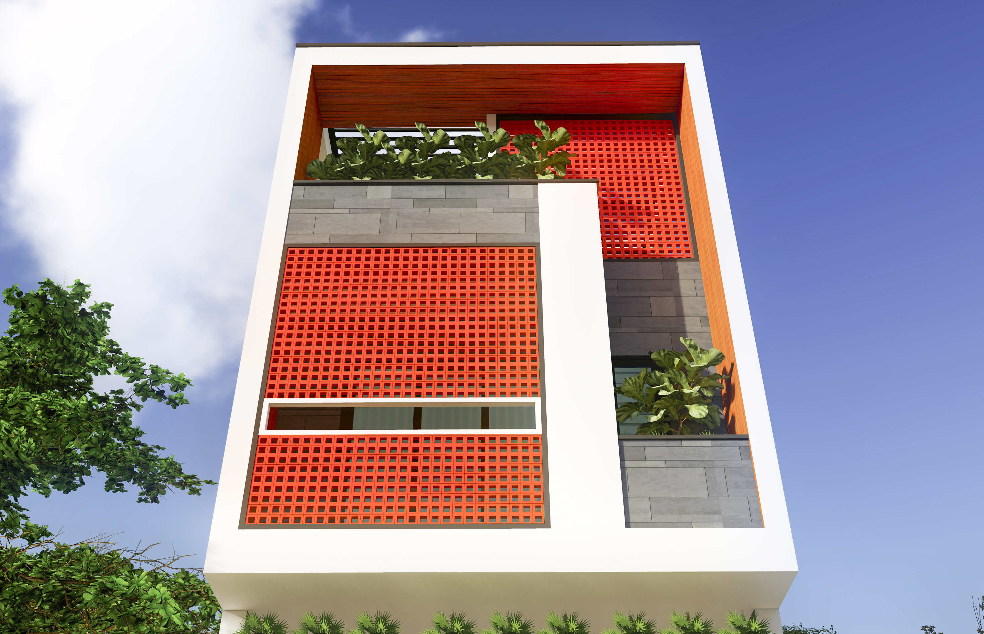 Thiết kế Nhà Mặt Phố tại Hồ Chí Minh NHÀ A MINH 1588718845 3